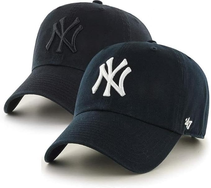 A Unisex NY Baseball Cap Comfortable Adjustable Cap with Stylish Design NY Sports caps for Men, Caps Branded with Adjustable Strap in Summer for Men, Sports Caps for Men & Women Black
