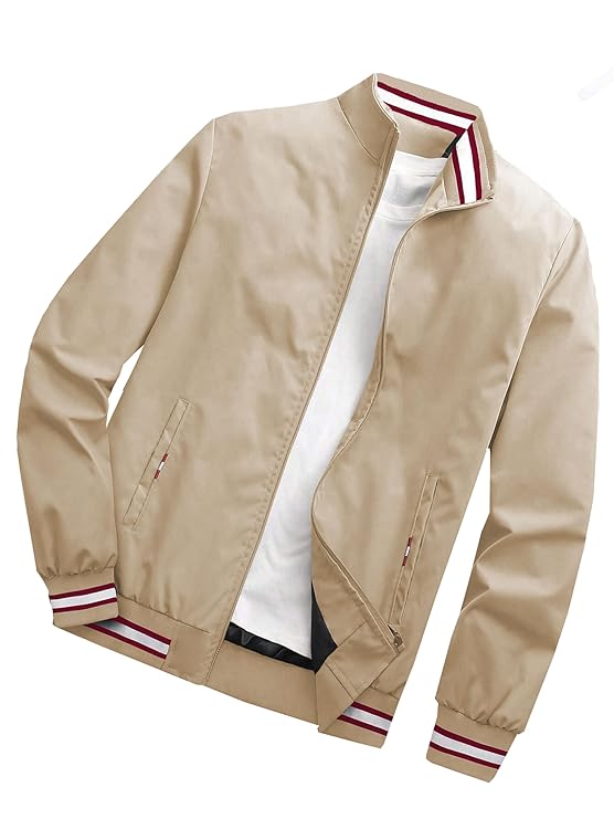Men's Regular Fit Zip-Up Casual Jacket for MENS || Bomber Jacket for Men || Latest Stylish Jacket For Men