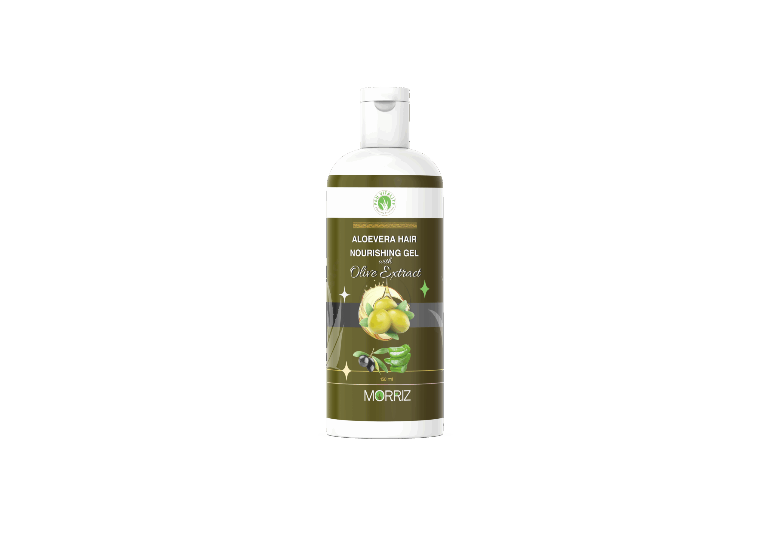 Aloe Vera Hair Nourishing Gel with Aloe Vera and Olive Extract