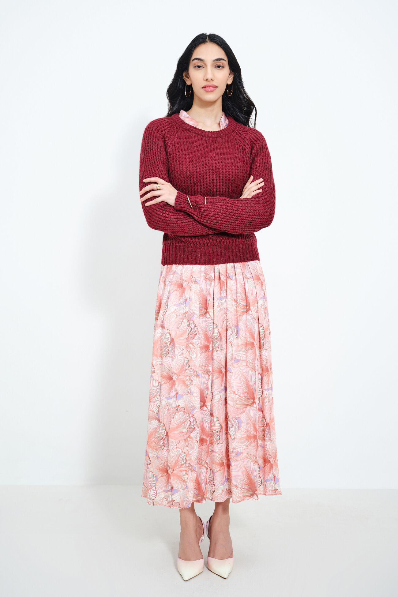 Chilly Days Wine Sweater