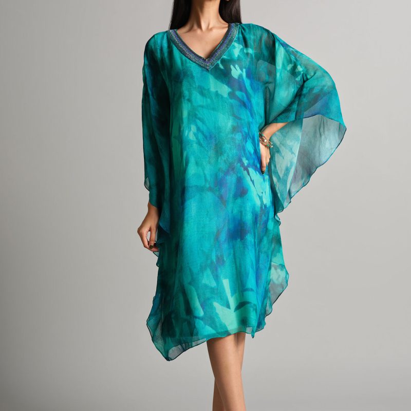Floating Blues Dress