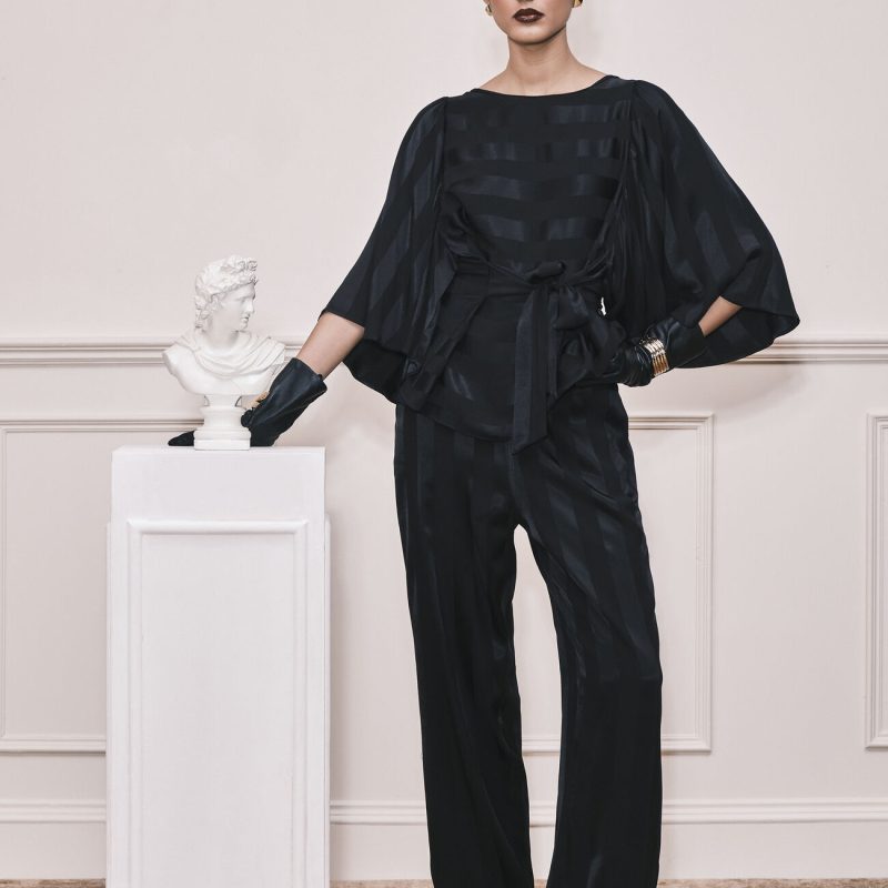 Stripes in Stack Satin Co-ord Set